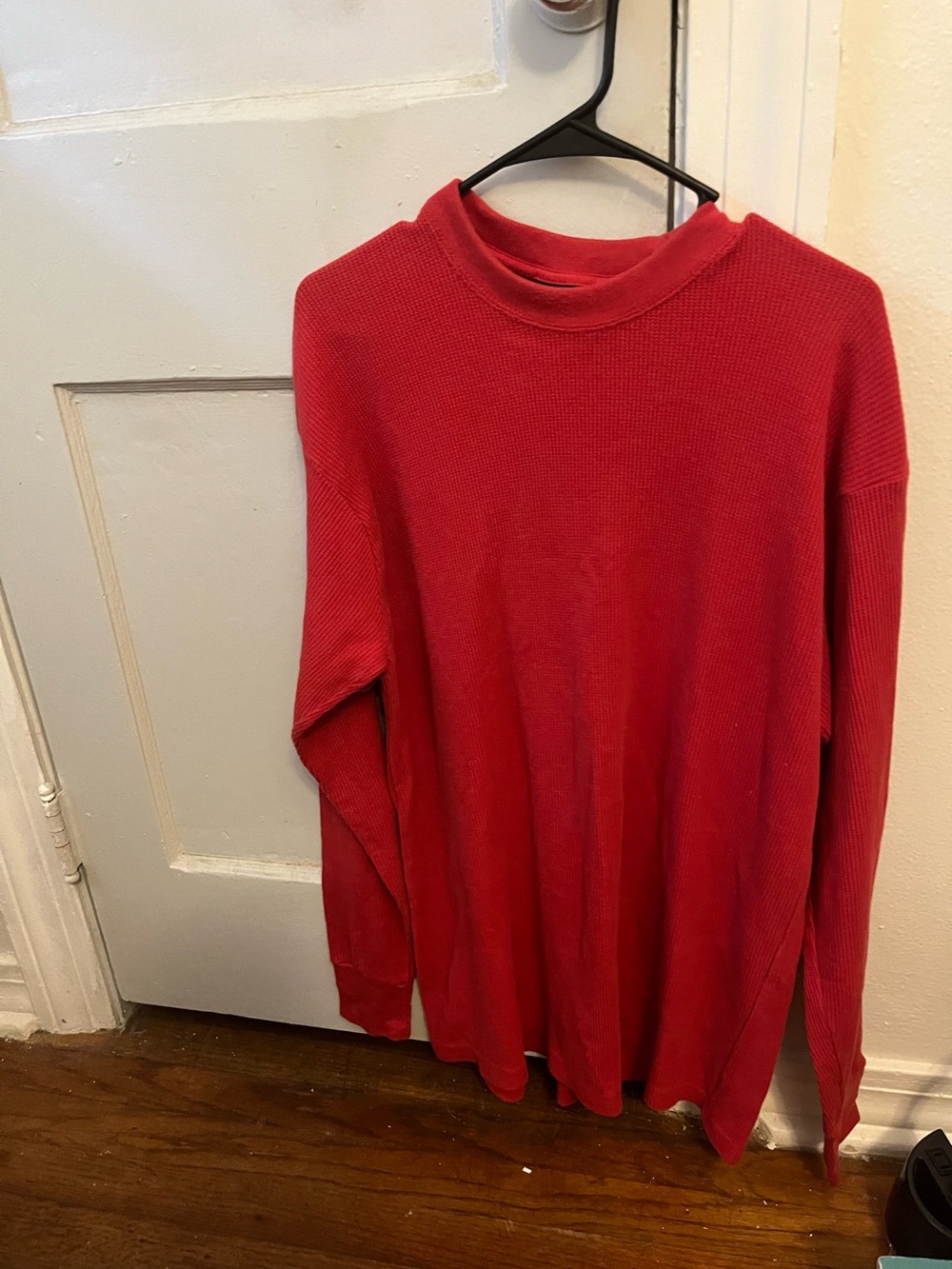 Classic 4XL Red long sleeve thermal top